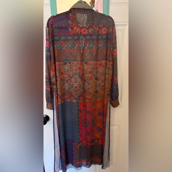 Natural Life Multicolor Floral Kimono - Picture 5 of 9